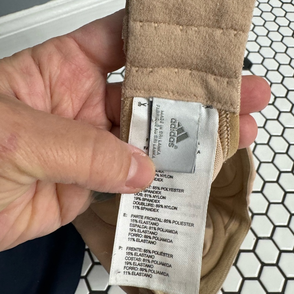 adidas Tan Sports Bra - Picture 4 of 4